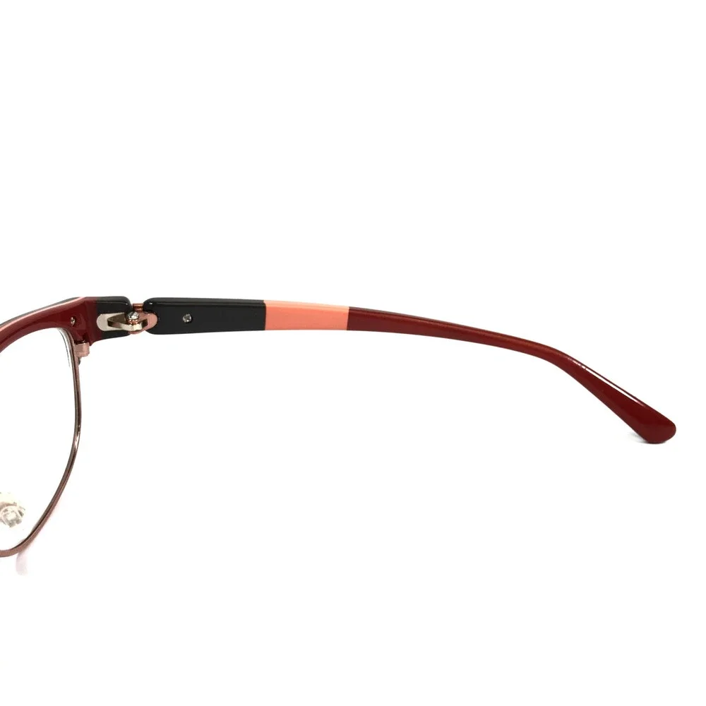 Oakley Eyeglasses Frames Throwback OX1108-0552 Dark Brown Red Cat Eye 52-16-132